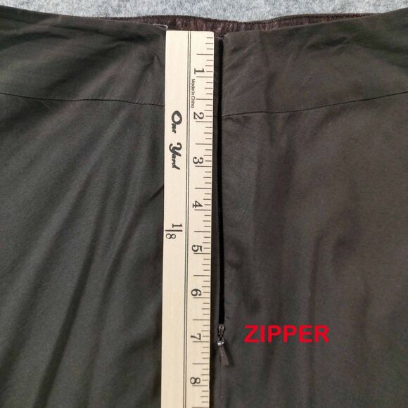 Boden Floral Cotton Skirt 14 Brown 100% Cotton Lined Festival Hippie Artwear - Picture 6 of 9